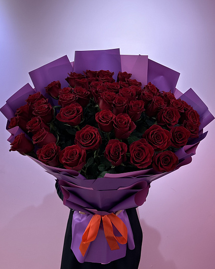 Букет Голландских метровых роз с доставкой по Астане