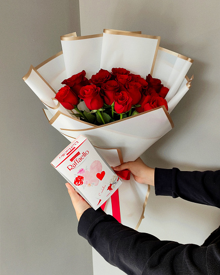 Bouquet of Combo with Raffaello flowers delivered to Pavlodar